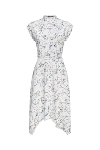 Robe midi - Blanc