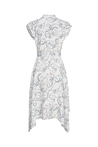 Robe midi - Blanc