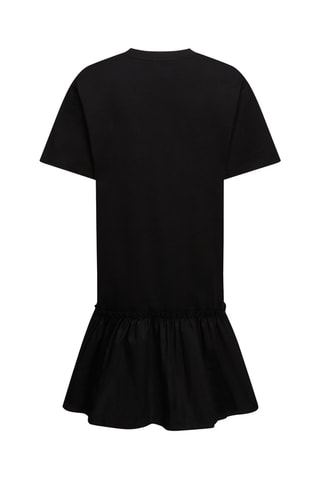 Robe t-shirt en coton biologique - Noir