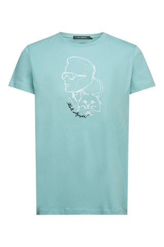 T-shirt en coton biologique - Ciel