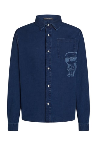 Chemise en jean - Bleu marine