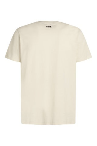 T-shirt en coton biologique - Beige