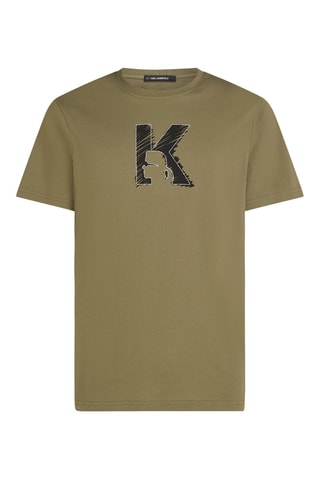 T-shirt en coton biologique - Kaki