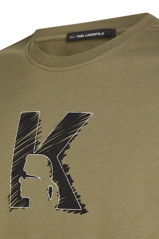 T-shirt en coton biologique - Kaki
