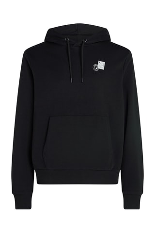 Sweat à capuche en coton biologique - Noir