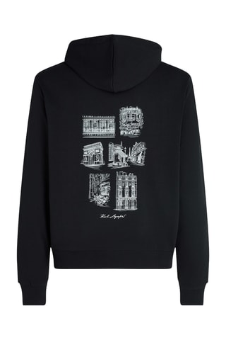 Sweat à capuche en coton biologique - Noir