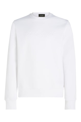 Sweat en coton biologique - Blanc
