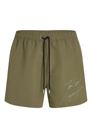 Short de bain - Kaki