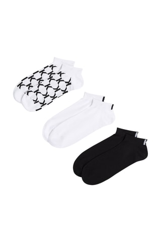 3 paires de socquettes - Noir et blanc