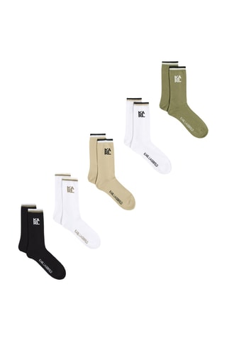 5 paires de chaussettes - Noir et blanc