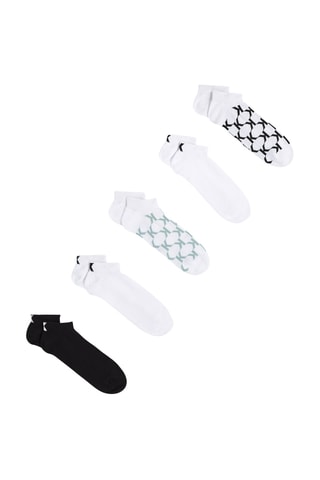 5 paires de socquettes - Noir et blanc