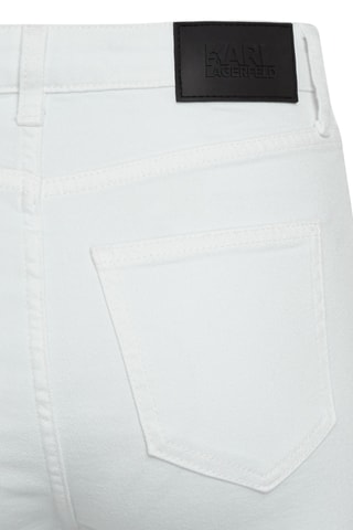 Jean flare en coton biologique - Blanc