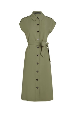 Robe chemise - Kaki