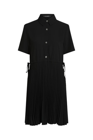 Robe plissée - Noir