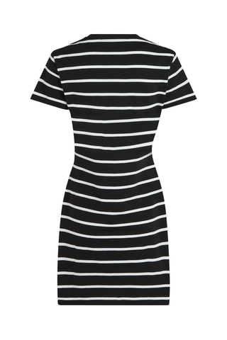 Robe t-shirt en coton biologique - Noir