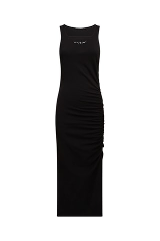 Robe fourreau en coton biologique - Noir