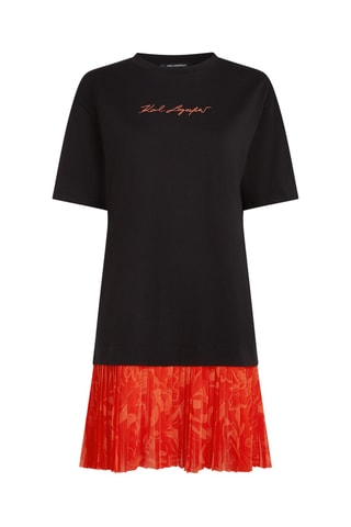 Robe trompe-l’œil - Noir