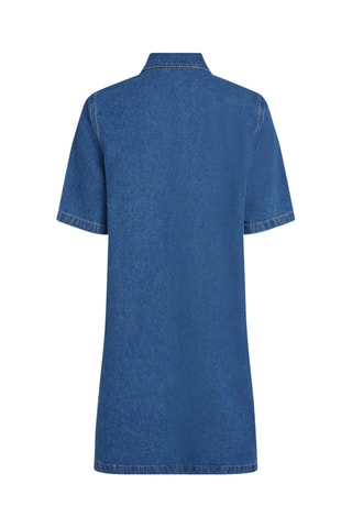 Robe droite en jean - Bleu