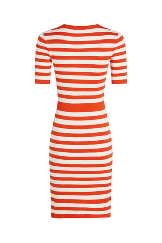 Robe fourreau - Rouge