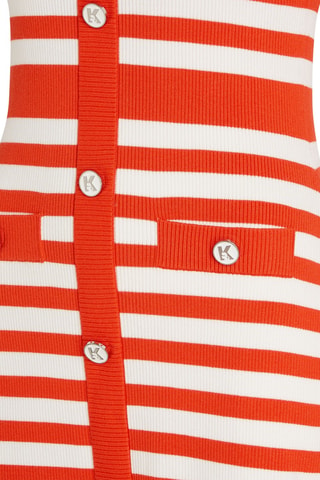 Robe fourreau - Rouge