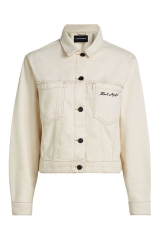 Veste en jean - Beige
