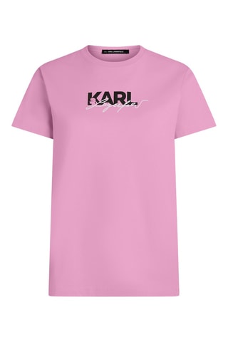 T-shirt en coton biologique - Rose