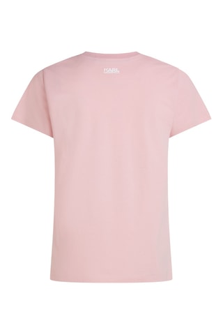 T-shirt en coton biologique - Rose poudré