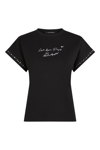 T-shirt en coton biologique - Noir