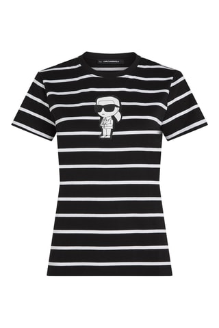 T-shirt en coton biologique - Noir et blanc