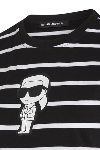 T-shirt en coton biologique - Noir et blanc