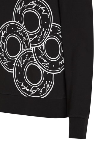 Sweat en coton biologique - Noir