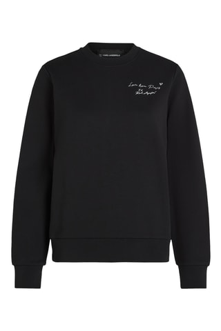 Sweat en coton biologique - Noir