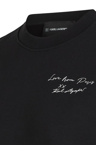 Sweat en coton biologique - Noir