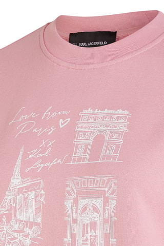 Sweat en coton biologique - Rose