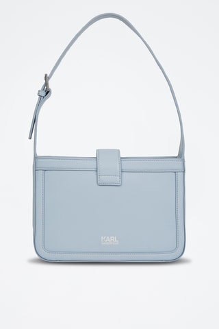 Sac porté épaule en cuir - Ciel