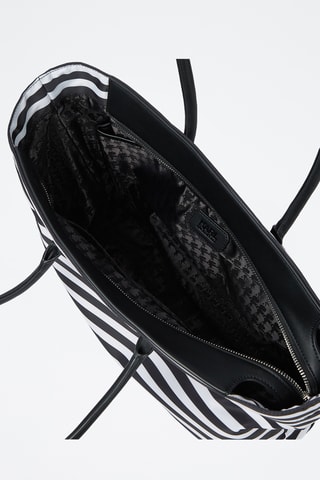 Sac porté épaule - Noir et blanc