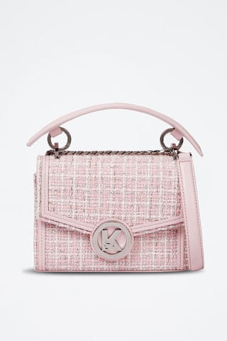 Bolso de tweed - Rosa empolvado
