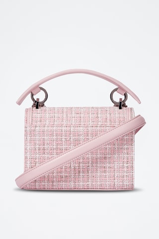 Bolso de tweed - Rosa empolvado