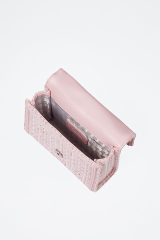 Bolso de tweed - Rosa empolvado