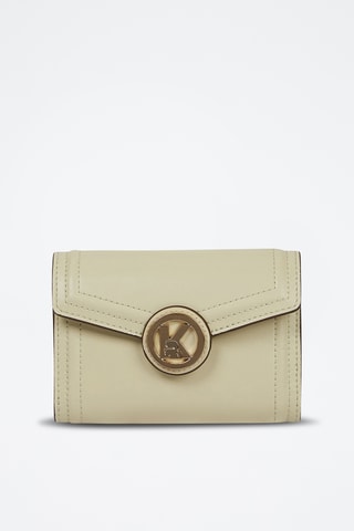 Porte-monnaie en cuir - Vert clair