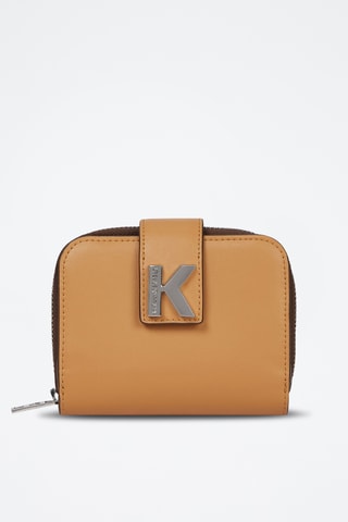 Portefeuille en cuir - Camel