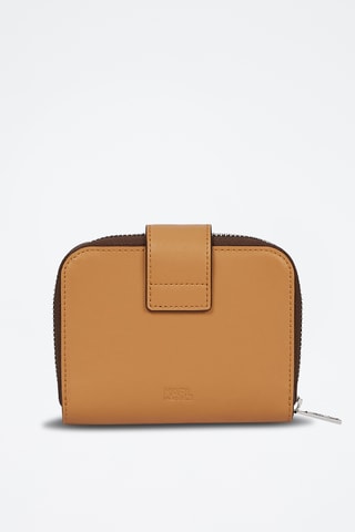 Portefeuille en cuir - Camel