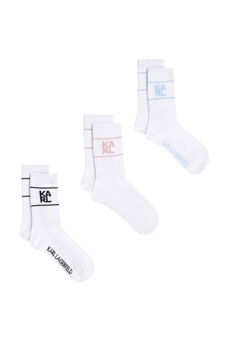 3 paires de chaussettes - Blanc