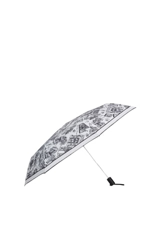 Parapluie pliable - Blanc et noir 