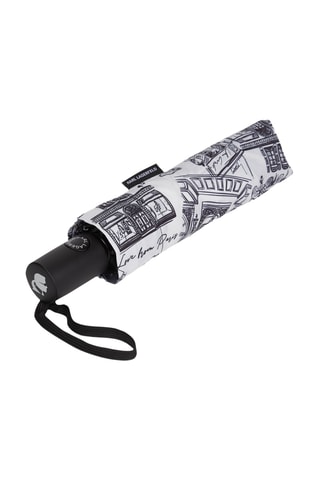 Parapluie pliable - Blanc et noir 