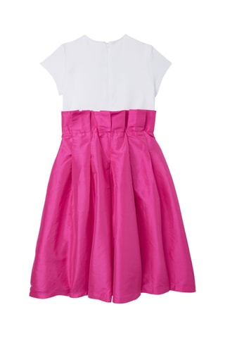 Robe - Blanc et fuchsia