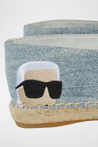 Espadrilles en jean - Bleu cobalt