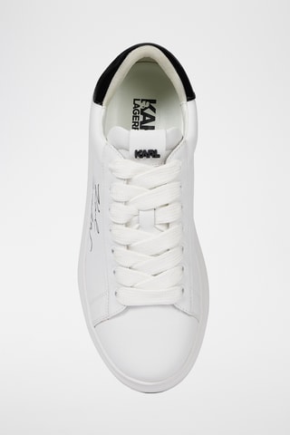 Baskets plateformes en cuir - Blanc