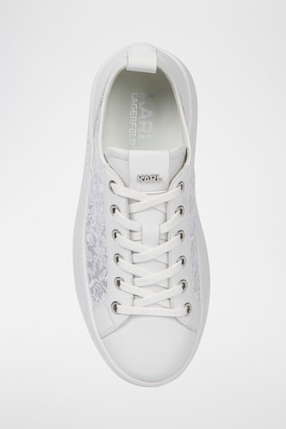 Baskets plateformes en cuir - Blanc