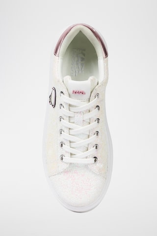 Baskets plateformes en cuir - Blanc